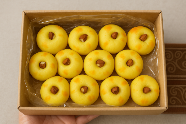 Apple Sandesh (500gm) - আপেল সন্দেশ (৫০০ গ্রাম) - Image 2